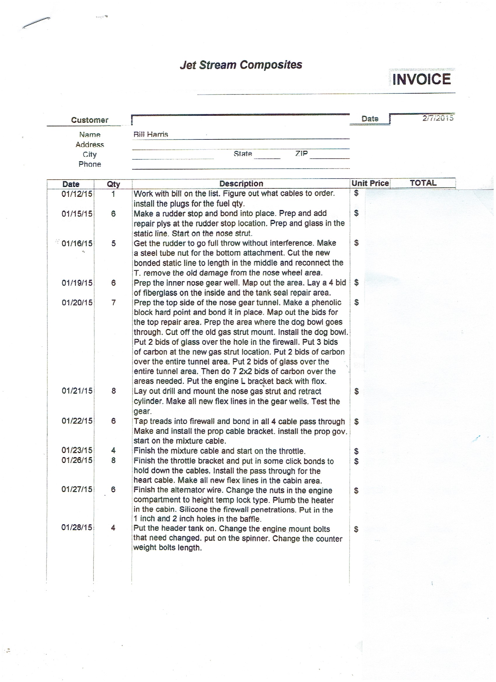 Lancair 320/360 N52LC document